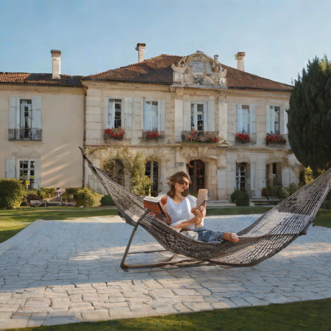 Character Stone House with Two Towers